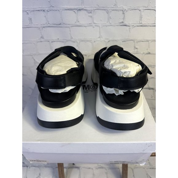 MM6 Maison Margiela Platform Touch Strap Sandals - Picture 3 of 12